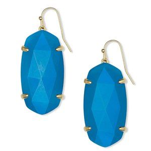 Kendra Scott Esme Teal Agate Earrings